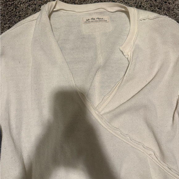 Free People Anyway Long Sleeve XS Top in Gardenia - Picture 4 of 6